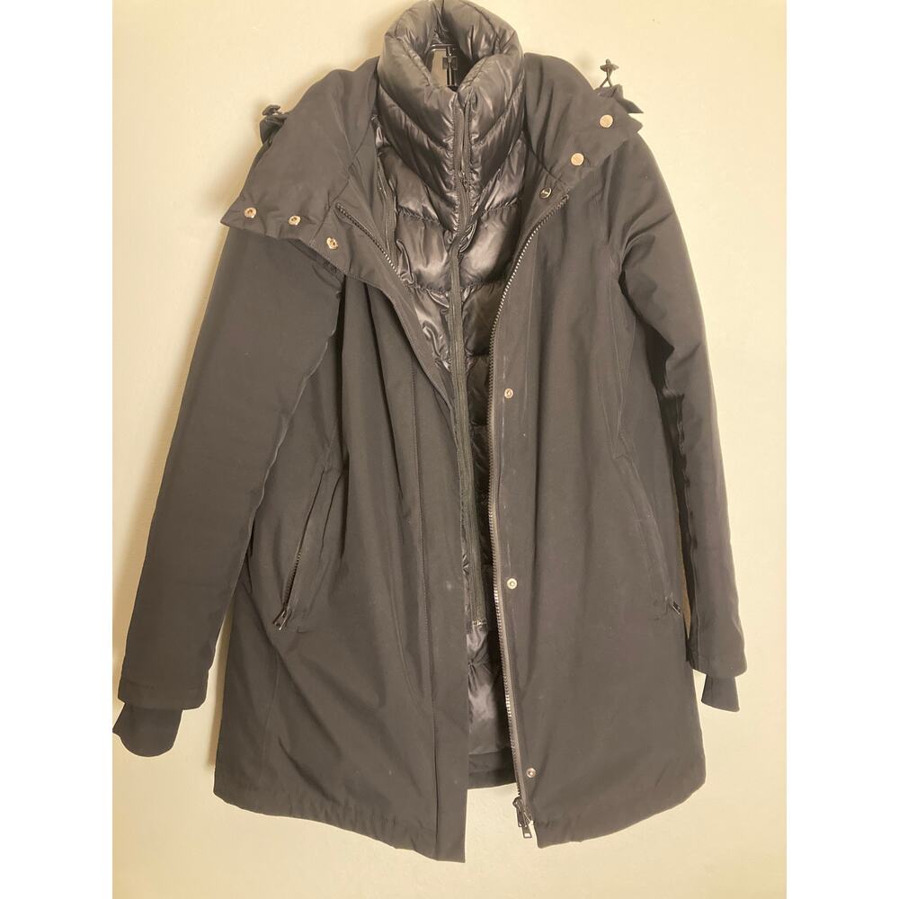 Herno Laminar Black Waterproof Gore-tex Down Jacket Hood & Gilet ~ Sz 40 - Picture 3 of 10